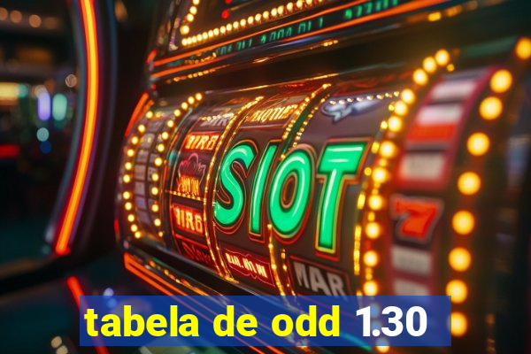 tabela de odd 1.30